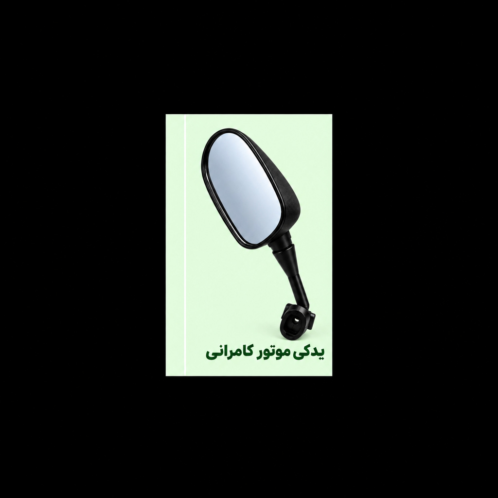 اینه فابریکی پایه کوتاه  موتور سیکلت مگلی۲۰۰( سمت راست)